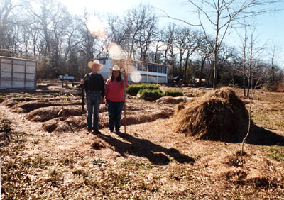 Bud and Mary "making hay"