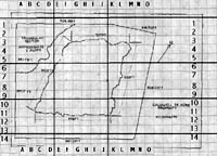 Drawing of land layout